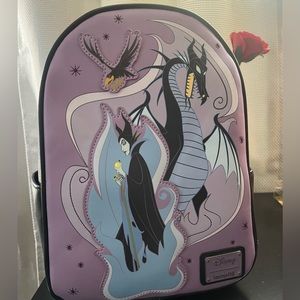 Loungefly Disney Mini Backpack, Sleeping Beauty Maleficent, Disney Villains